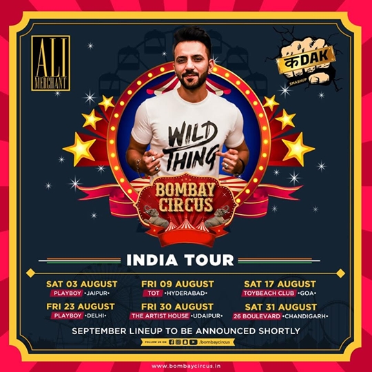 Get Grooving As DJ Ali Merchant Sweeps You Off Your Feet In Your City with Kadak Smashup India Tour