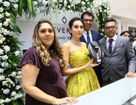 Karisma Kapoor Launches Festive Diamond Collection At OM Jewellers