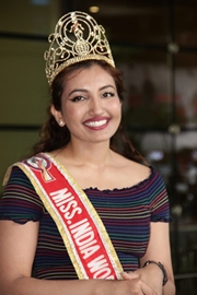 Miss India Worldwide Shree Saini On Her Maiden Visit To India