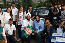 Car Rally By Rotary District 3141 For Spreading Skin Eye And Organ Donation  Awareness