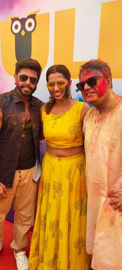 ULLU App’s 2nd year Holi Bash  with a bang – The colourful carnival