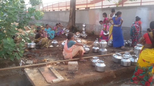 Nishikant Jha The Founder Of PNJ Films Is Arranging Ration Water For The Tribals And Some Stranded Labourers