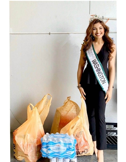 Shree Saini  Beauty With A Purpose – Donates Meals To Families In Need Serving During Coronavirus