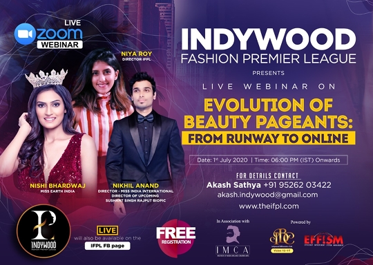A New Webinar By IFPL On How To Shift Fashion Pageants From Offline To Online Platforms