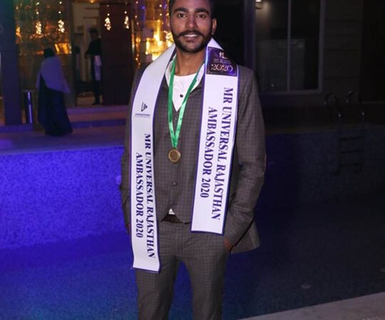 Suresh Rajpurohit Won Mr Rajasthan Of Mr & Miss Universal Indian Ambassador 2020