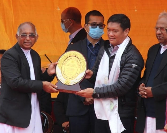 Arunachal CM Inaugurates Don Bosco College Stadium