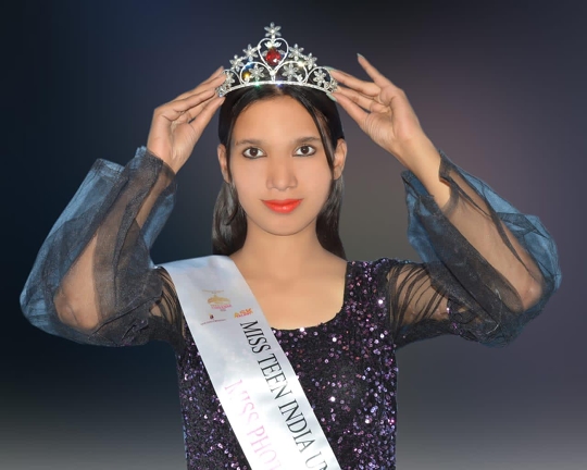 Kavita Sarswal 19 Years Old Girl From Haryana Subtitle Winner Of Miss Teen India Universe