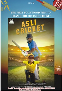 US  Techie Venu Somineni’s ASLI CRICKET  To Knock The Bails Off –  The First Bollywood Film To Change The Rules Of Cricket