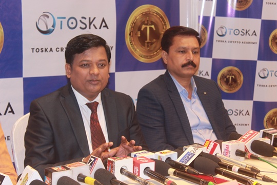 Dr Natraj Suryavanshi addresses Media for launching India’s only Crypto Academy effective 1st March 2022