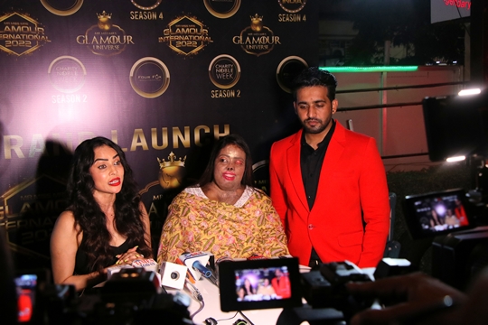 Nikita Rawal, Mahir Karjkar, Shivankar Kadu, Urmila Verma, Neha Boradia present at the Grand Launch of CHARITY NOBLE WEEK SEASON-2 in Mumbai by Four Fox Productions