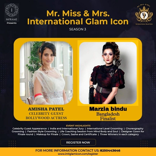 Mr – Miss – Mrs International Glam Icon Season 3 Finale To Be Held In Mumbai At Radisson On 9 November 2022