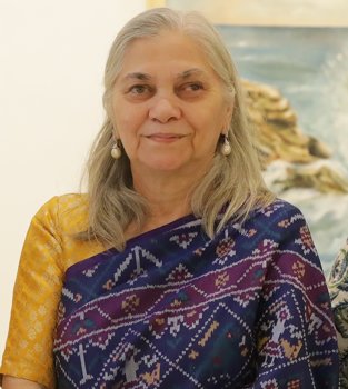 A SOULFUL VOYAGE Solo Show Of Paintings By Artist Seema Bhargava In Jehangir Art Gallery