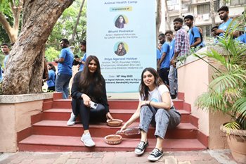 Bhumi Pednekar And Priya Agarwal Hebbar Launch The Water Bowl Challenge For  Mumbai’s Stray Animals