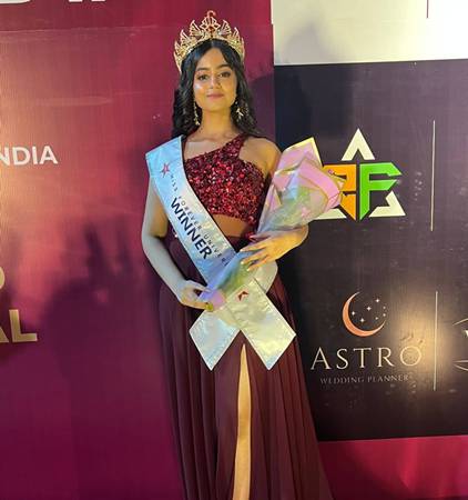 Saartha Sameer Gore  Winner Of Queen Of Global Universe 2026  At International Crowning  2026 Presented By Joill Entertainments