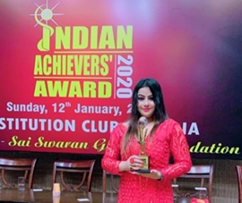 Indranee Talukdar Received Indian Achiever’s Award 2020 In Delhi