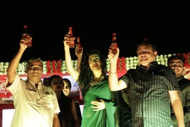 DHANTAAL JIYA Gold Non Alcoholic Beer launched by Miss India SIMRAN AHUJA At Bhuj Kutch