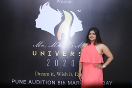 Sandy Joil Present MR MISS & MRS UNIVERSE 2020  Successful Pune Auditions