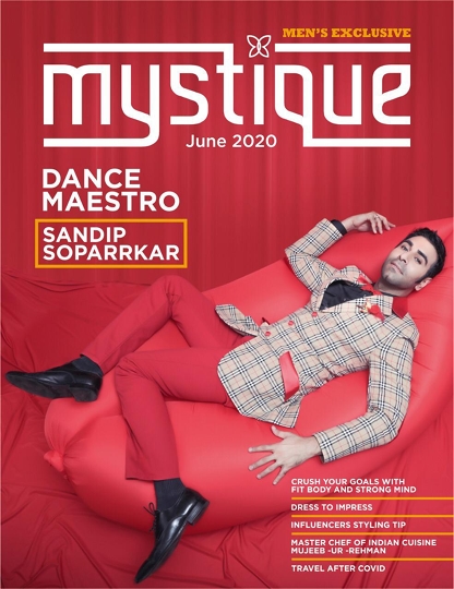 Choreographer Sandip Soparrkar Shoots for A Magazine Cover Amid Lockdown