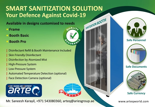 Aries Group Is All Set To Deliver Sanitization Gates To Hinder The Spread Of COVID-19