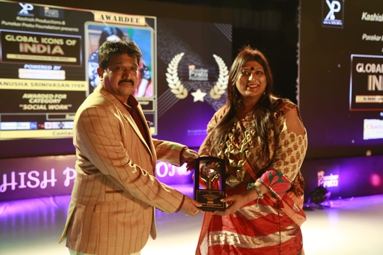 GLOBAL ICONS OF INDIA – An award ceremony held on 1st of Feb in Pune