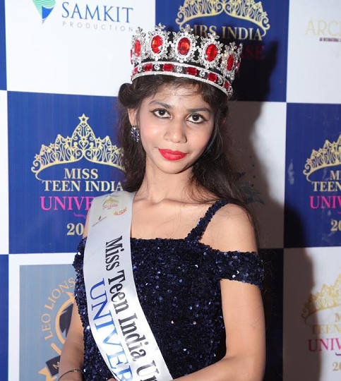 Sneha Winner Of  Miss Teen India Universe 2020  Universal A Virtual Edition Presented By Ashwin Rajput