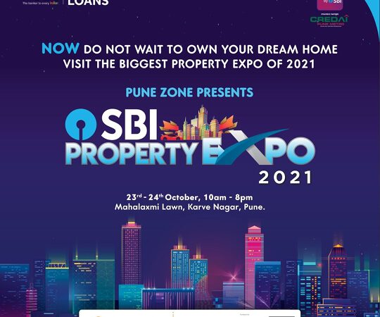 SBI Home Loans To Hold Pune’s Biggest Property Expo At Mahalaxmi Lawns, Karve Nagar On 23rd & 24th 2021