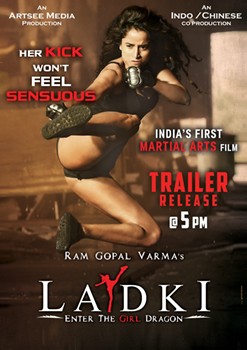 Ram Gopal Varma’s Unique Tribute To Bruce Leela With  Indo-Chinese Production Ladki – Enter the Girl Dragon’s Trailer Release