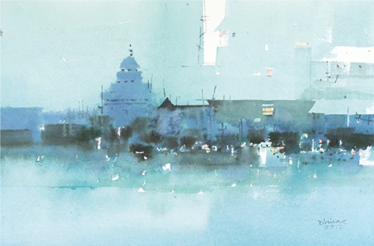 The Eternal – An Exhibition Of Watercolor Paintings By well-known artist Ashok Namdeo Dhivare In Jehangir Art Gallery