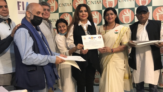 CINTAA  Awards COVID Yodhas At Zonal Meet