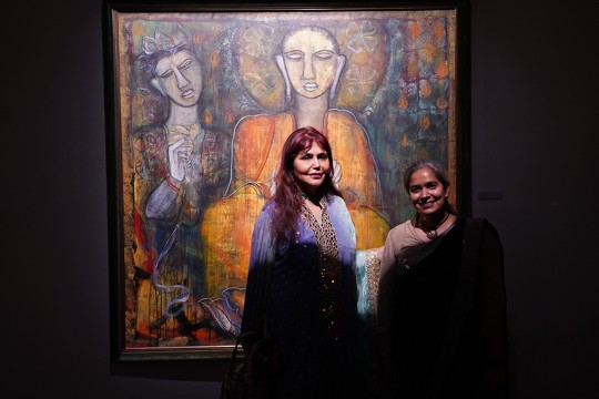 Artists and celebs throng NGMA retrospective tribute to Rini Dhumal and her colourful Canvas of Life