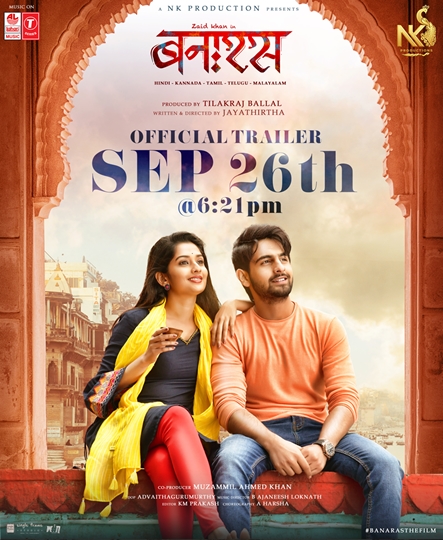 Banaras Film trailer will be unveiled on September 26th 2022, film to release on 4th November