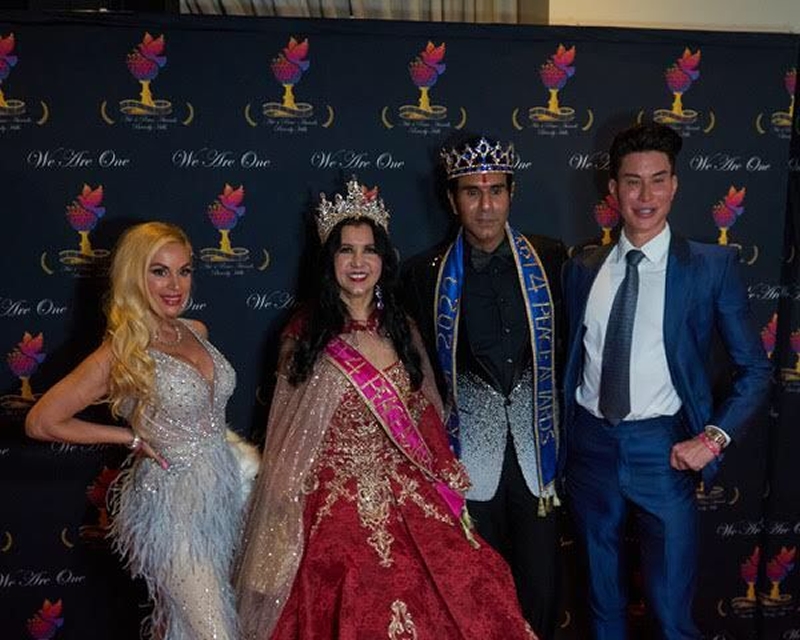 Sandip Soparrkar Crowned King Of Art4Peace In Beverly Hills  Hollywood