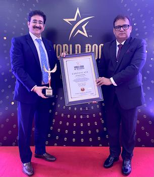 World Book Of Records London Recognizes Sandeep Marwah For Extraordinary Achievement In Sports