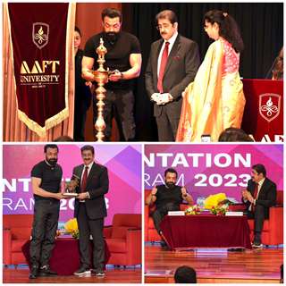 Star Actor Bobby Deol Lights Up AAFT University’s 2023 Academic Session In Grand Inauguration