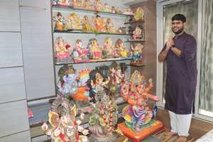 Yash (Krishna) Is An Unique Devotee Of Lord Ganesha, He Keeps Bappa’s Idols At Home For 14 Years