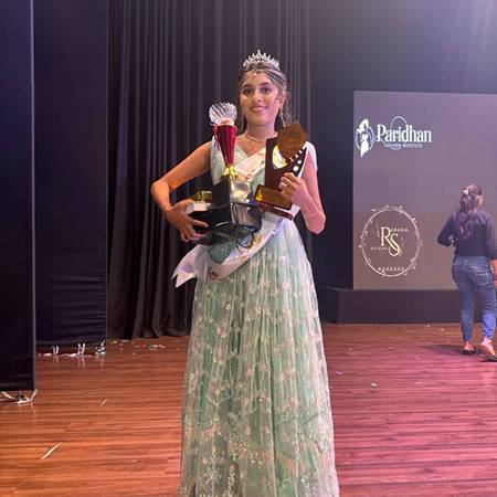 Vaishnavi Chalke The Winner Of Queen Of Global International 2026 At International Crowning  2026 Held At Raddison Hotel Mumbai, The Pageant Presented By Joill Entertainments